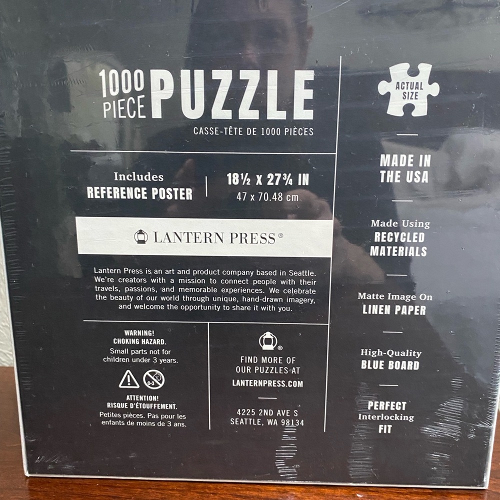 1000 piece Jigsaw Puzzle, Featuring the Tribal Petro Mano, Made in the USA - Picture 3 of 4